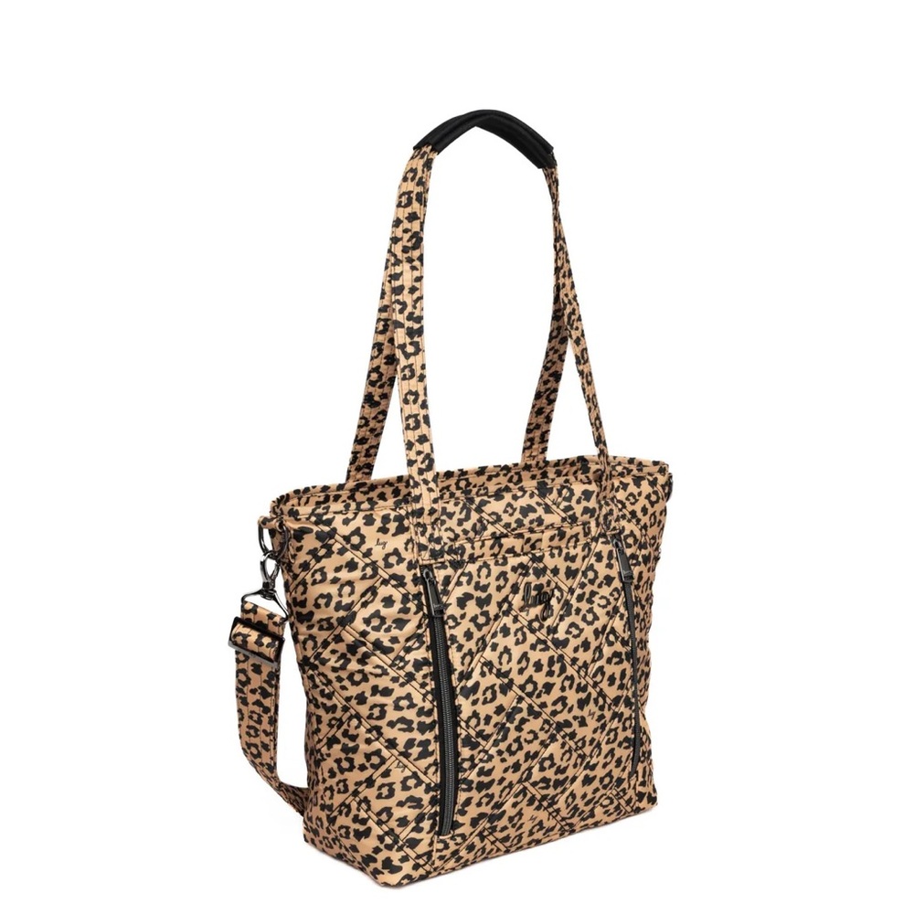 Lug Rally Tote Bag Spotted Leopard NWT - Picture 2 of 5